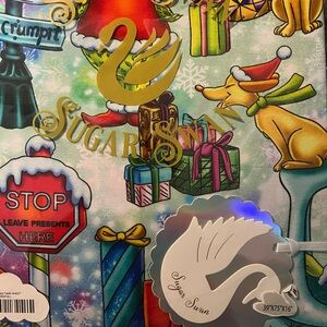 Sugar Swan Grinch Twin Sheet